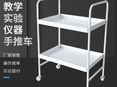 定制物理化學生物實驗儀器手推車醫(yī)務室衛(wèi)生醫(yī)用車教學實驗儀器車