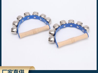 銅碰鐘手搖銅碰鈴兒童打擊樂器奧爾夫樂器小朋友幼兒園教學(xué)玩具